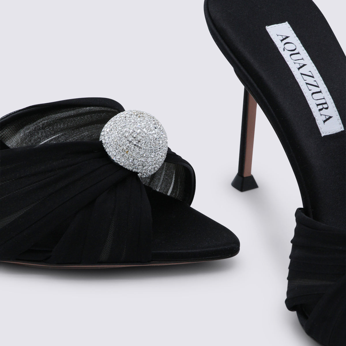 Aquazzura Sandals Black _cover Tex/le Sole Le