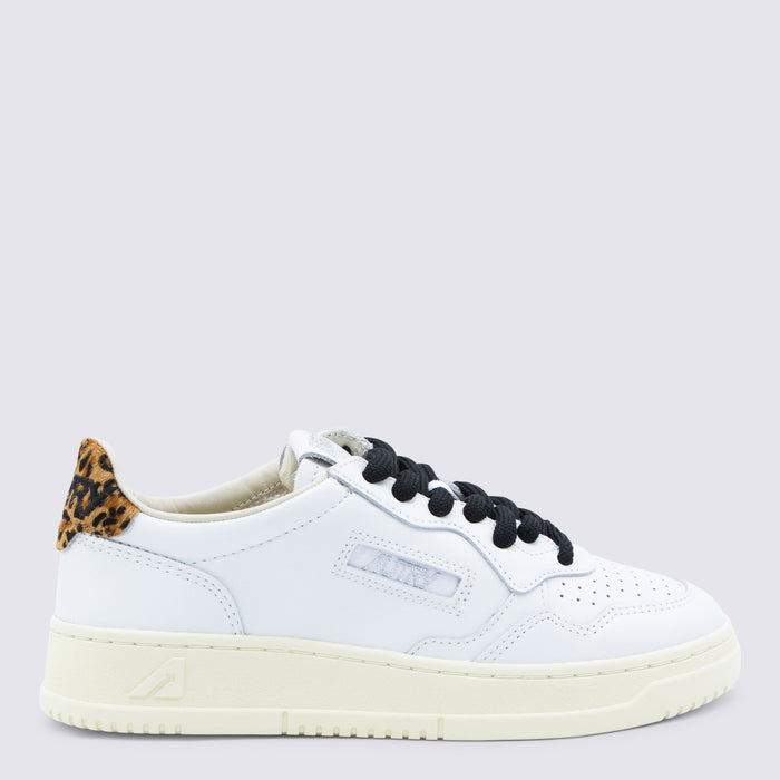 AUTRY Sneakers Lea/polace Wht/leop _cover Le Sole El