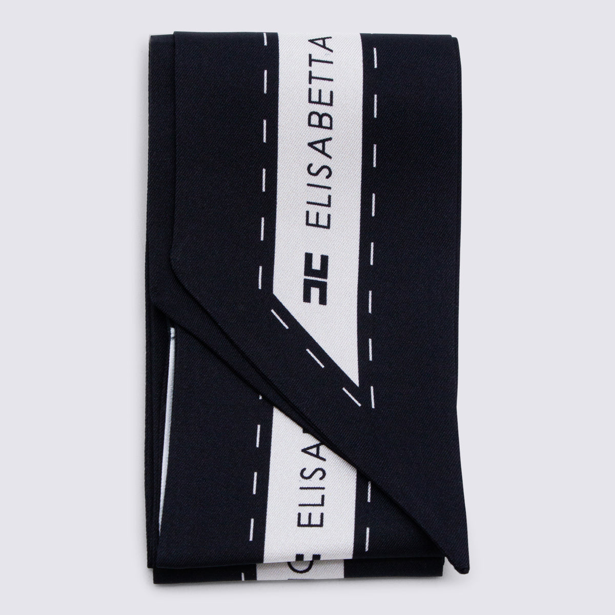 Elisabetta Franchi Scarfs Nero/burro