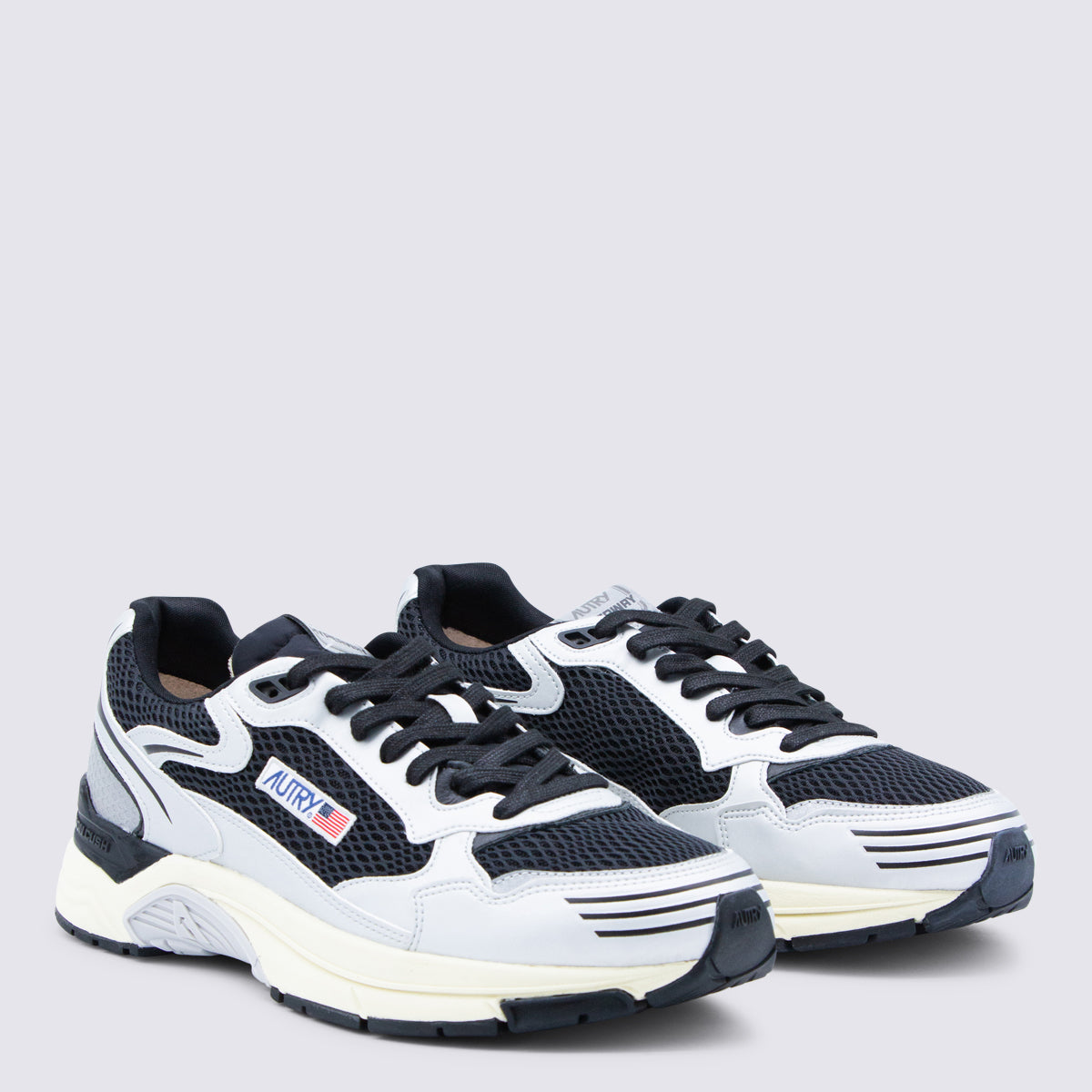 AUTRY Sneakers Silv/blk _cover El Tex Sole