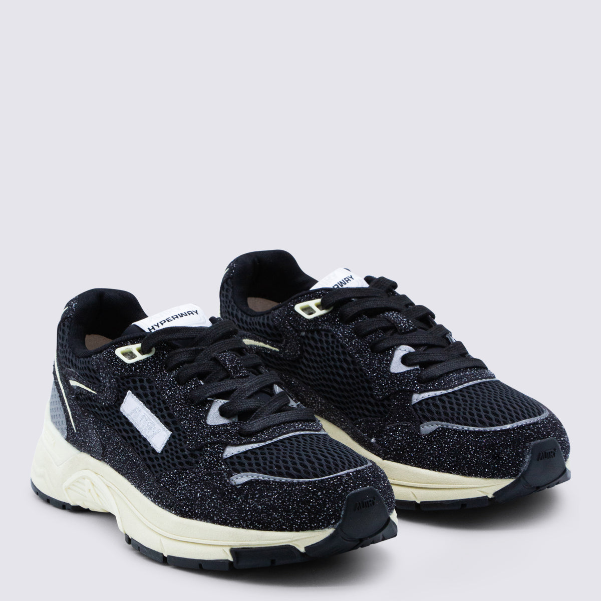 AUTRY Sneakers Mesh/sueglit Black/silv _cover El Tex Sole