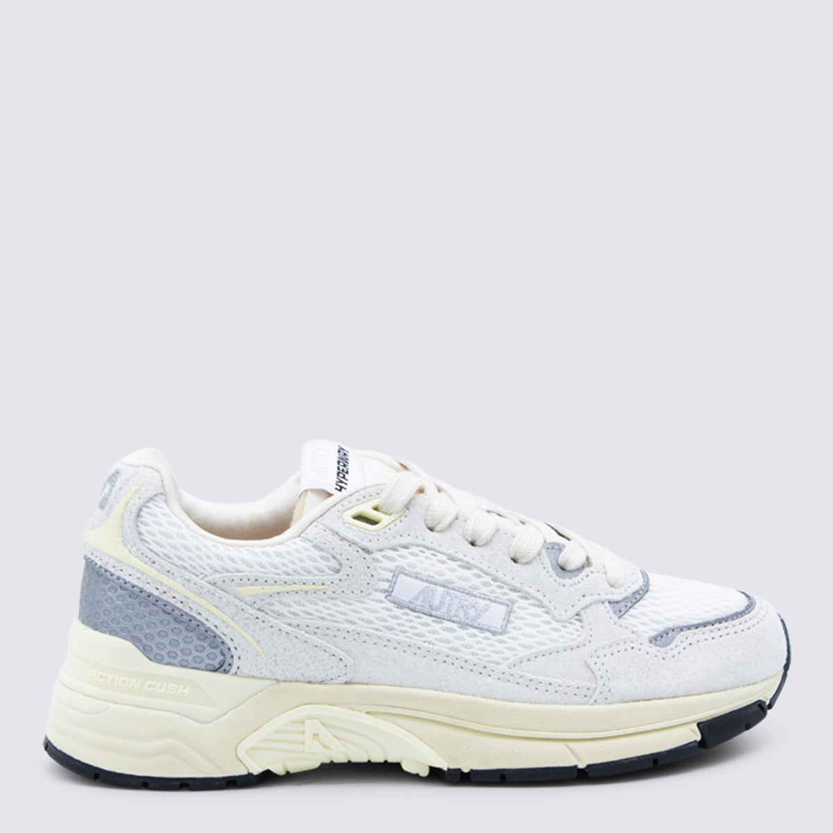 AUTRY Sneakers Mesh/sueglit Wht/silv _cover El Tex Sole