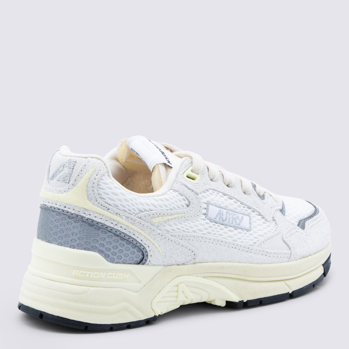AUTRY Sneakers Mesh/sueglit Wht/silv _cover El Tex Sole