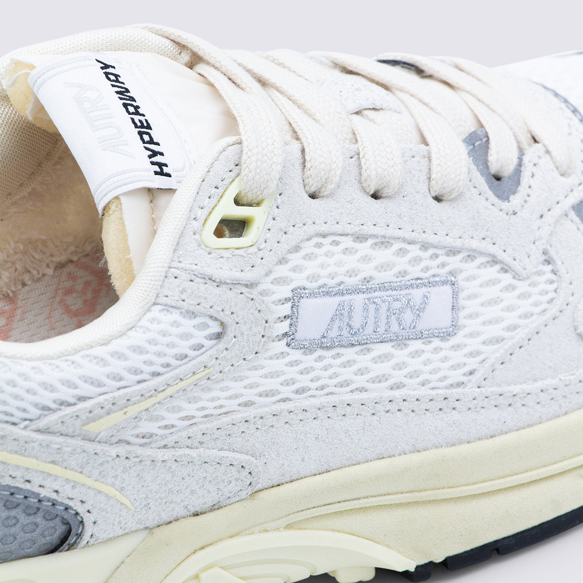 AUTRY Sneakers Mesh/sueglit Wht/silv _cover El Tex Sole