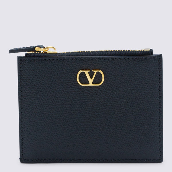 Valentino Garavani Leather wallet in black