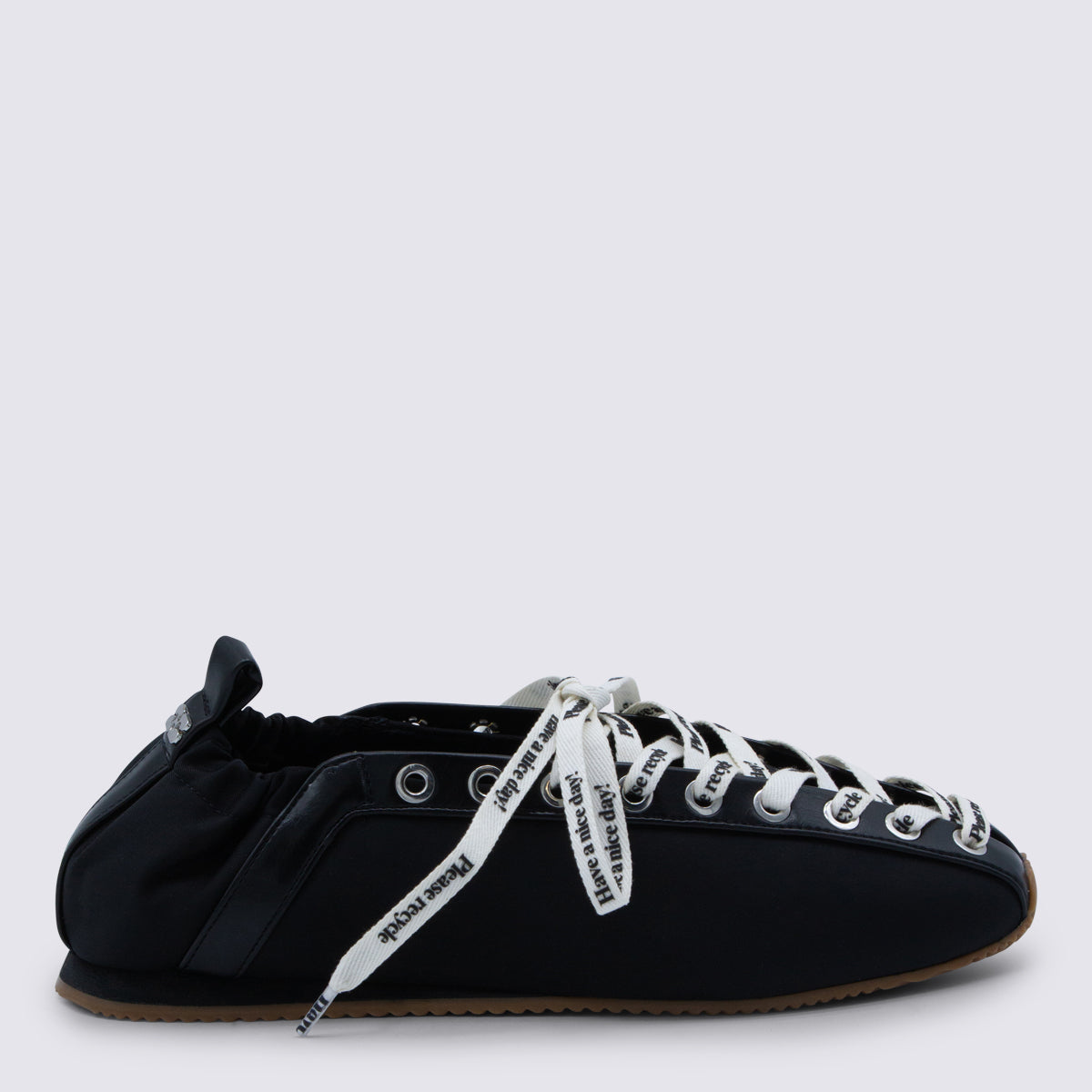 GANNI Flat shoes Black Pa Pu