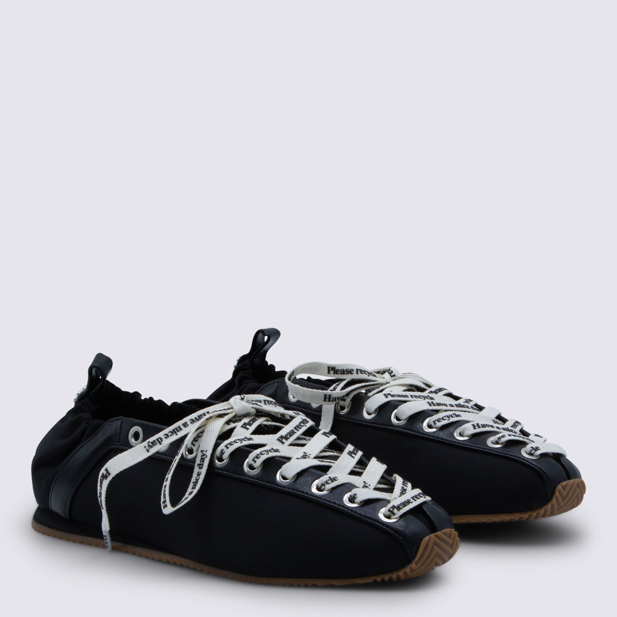 GANNI Flat shoes Black Pa Pu
