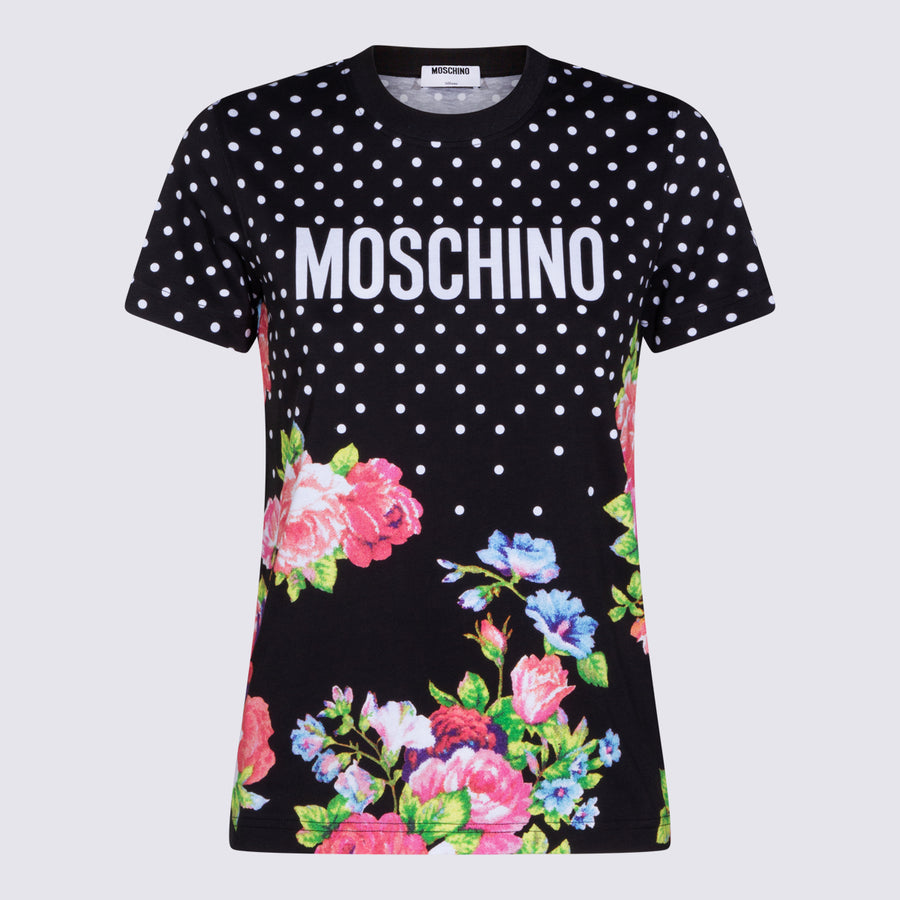 Moschino 100% Cotton t-shirt in black