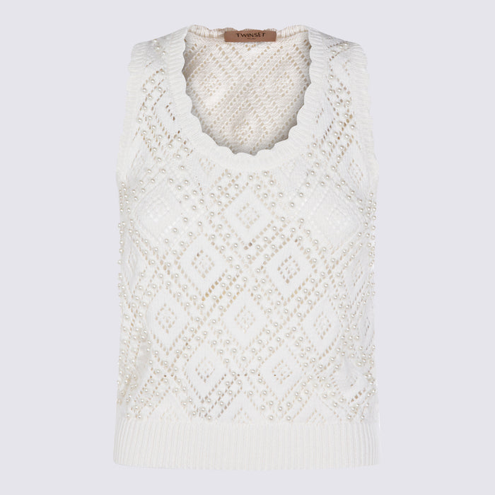 Twin-set Top Madre Perla