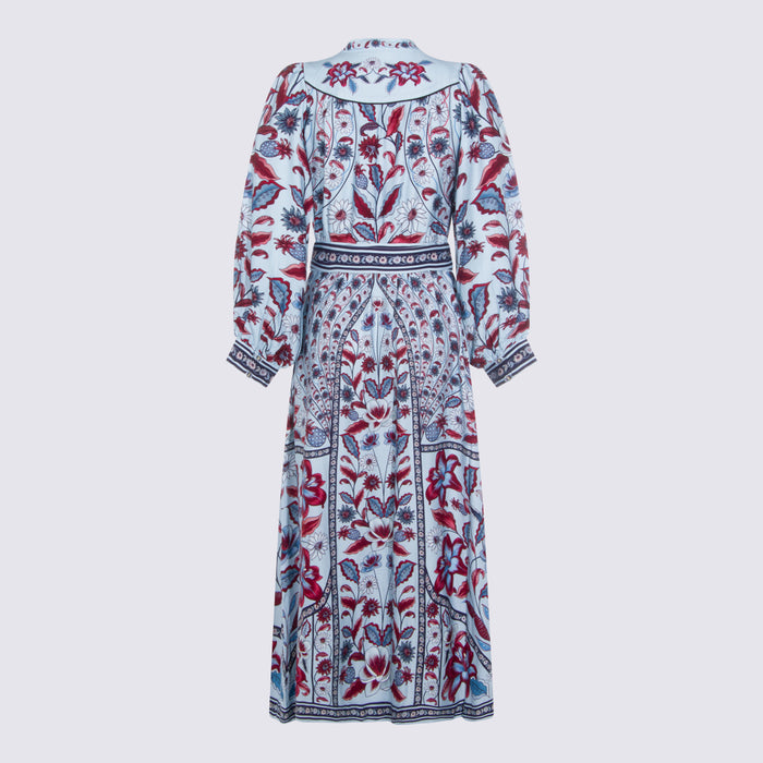 FARM RIO Dresses Marcelle Soft Blue _ Rayon