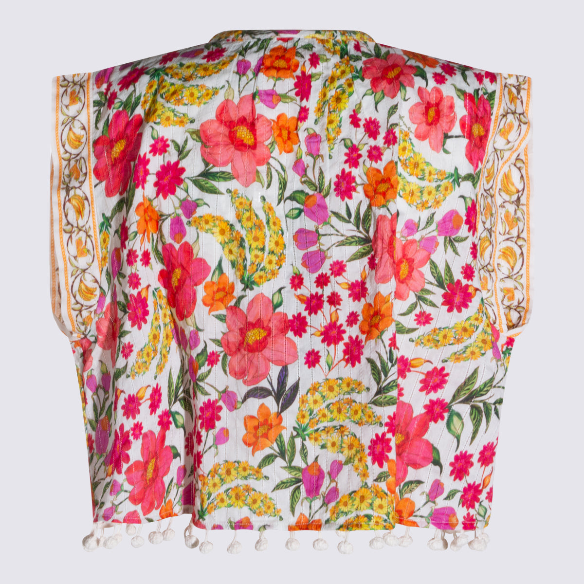FARM RIO Shirts Banana Flowers Off-white