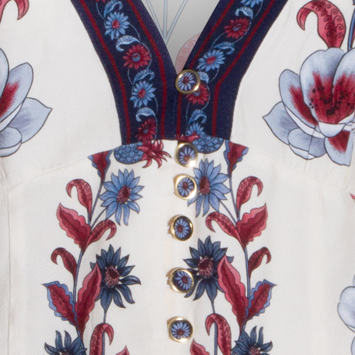 FARM RIO Top Malu Winter White _ Viscose