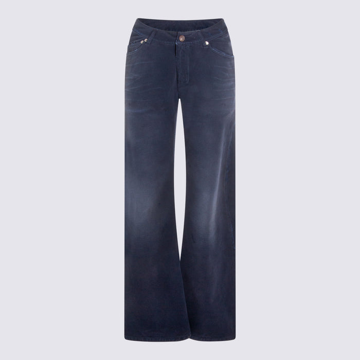 Balenciaga Jeans Dirty Dark Blue _100 % Co