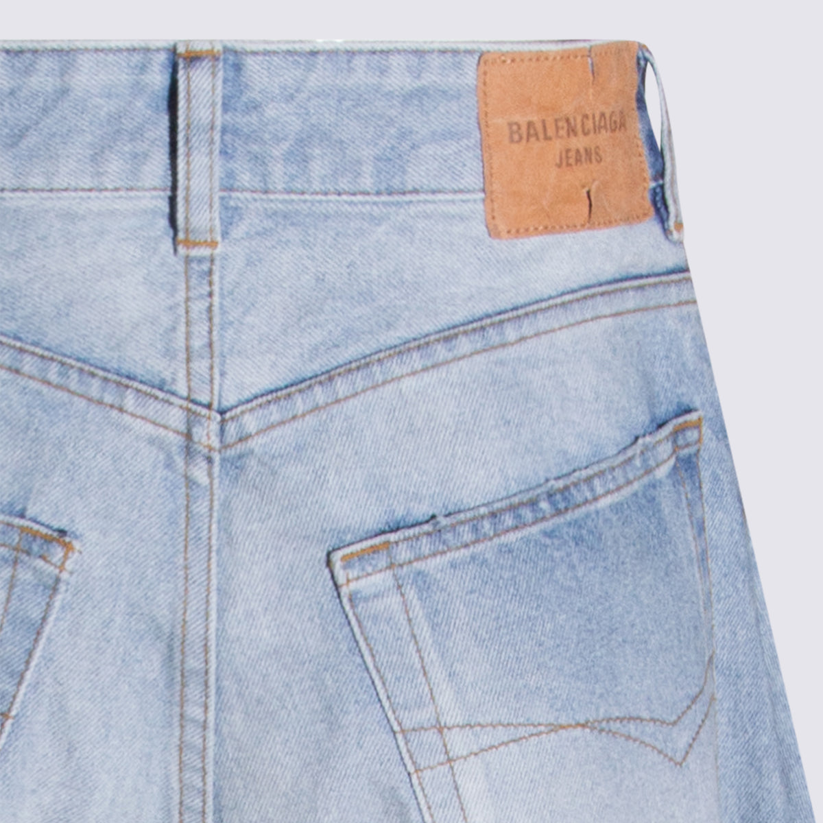 Balenciaga Skirts Dirty Light Blue _100 % Co