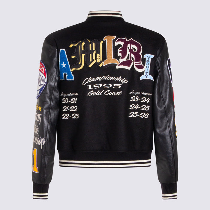 Amiri Jackets Black Wo Nylon