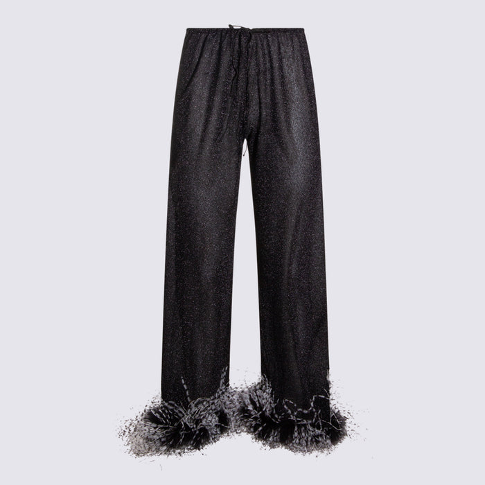 OSEREE Trousers Black Pa Metallic