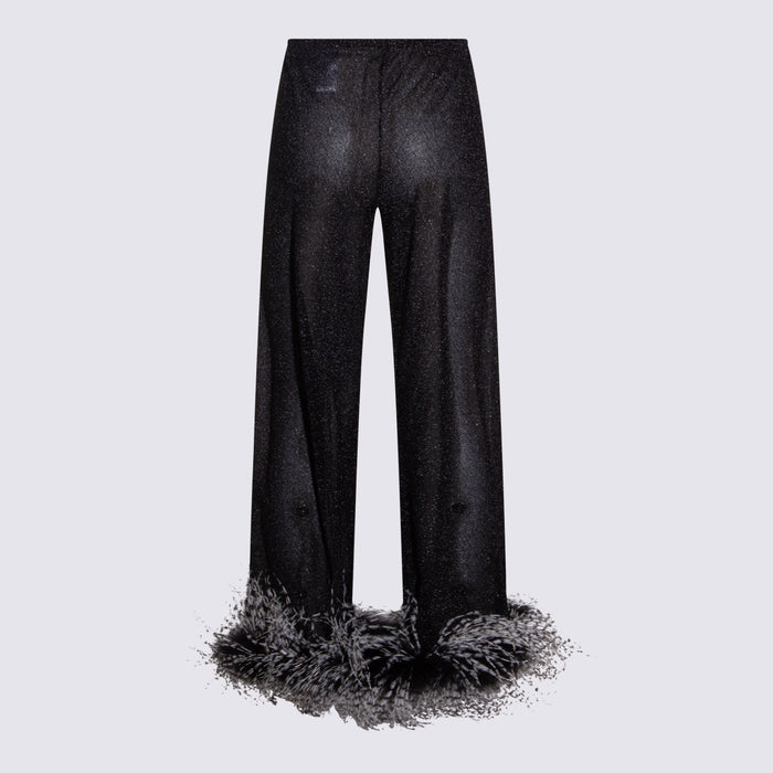 OSEREE Trousers Black Pa Metallic