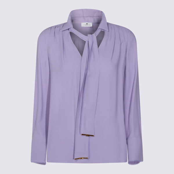 Elisabetta Franchi 100% viscose shirt in purple