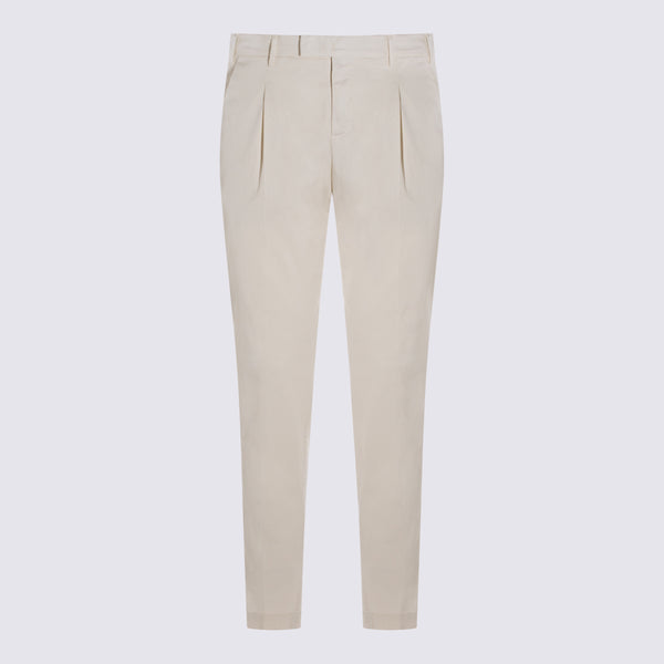 Pt Torino 62% Lyocell trousers in beige