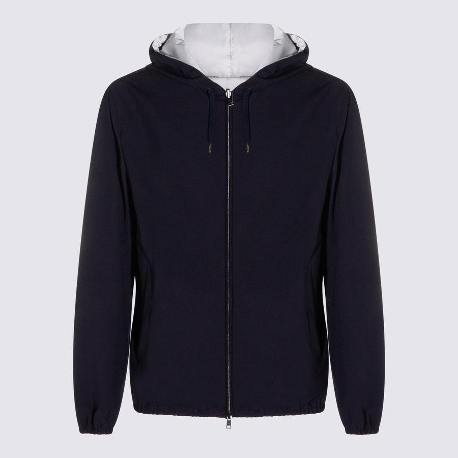 Herno 64% Polyester jacket in navy