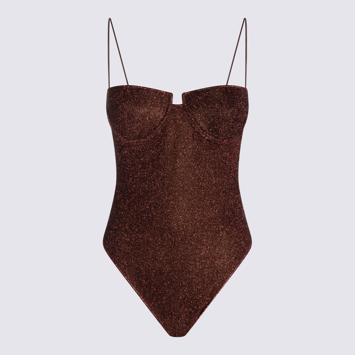 Oseree Sea Clothing Brown Pa Metallic