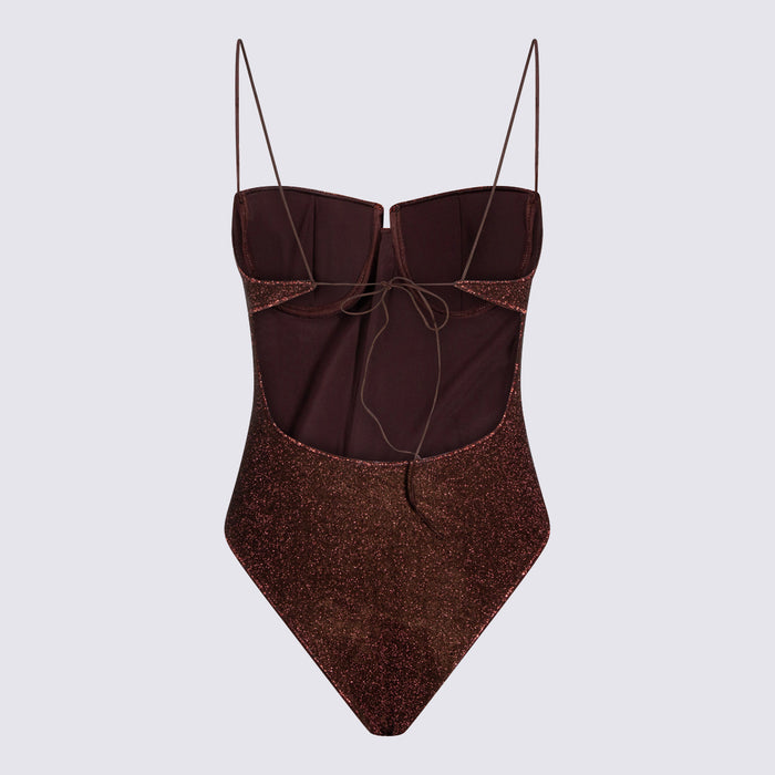 Oseree Sea Clothing Brown Pa Metallic