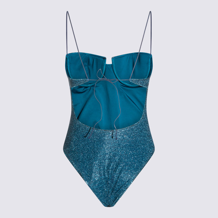 OSEREE Sea clothing Peacock Pa Metallic