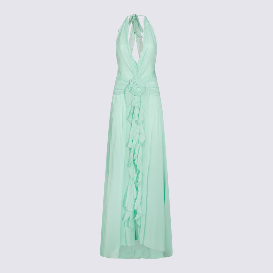 Blumarine 100% Viscose dress in green