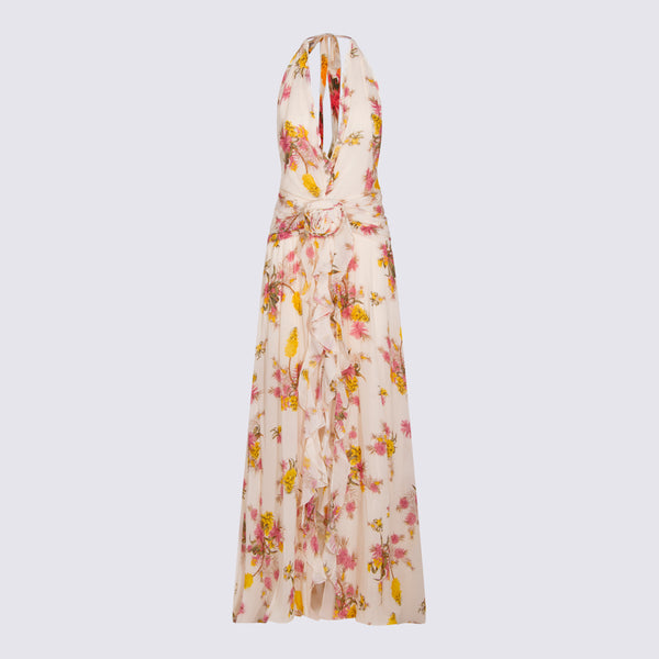 Blumarine 100% Viscose dress in beige