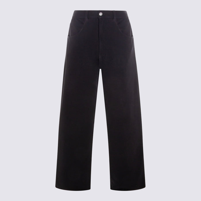 Mm6 Maison Margiela Jeans Black _100 % Co