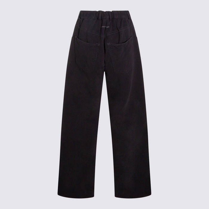 Mm6 Maison Margiela Jeans Black _100 % Co