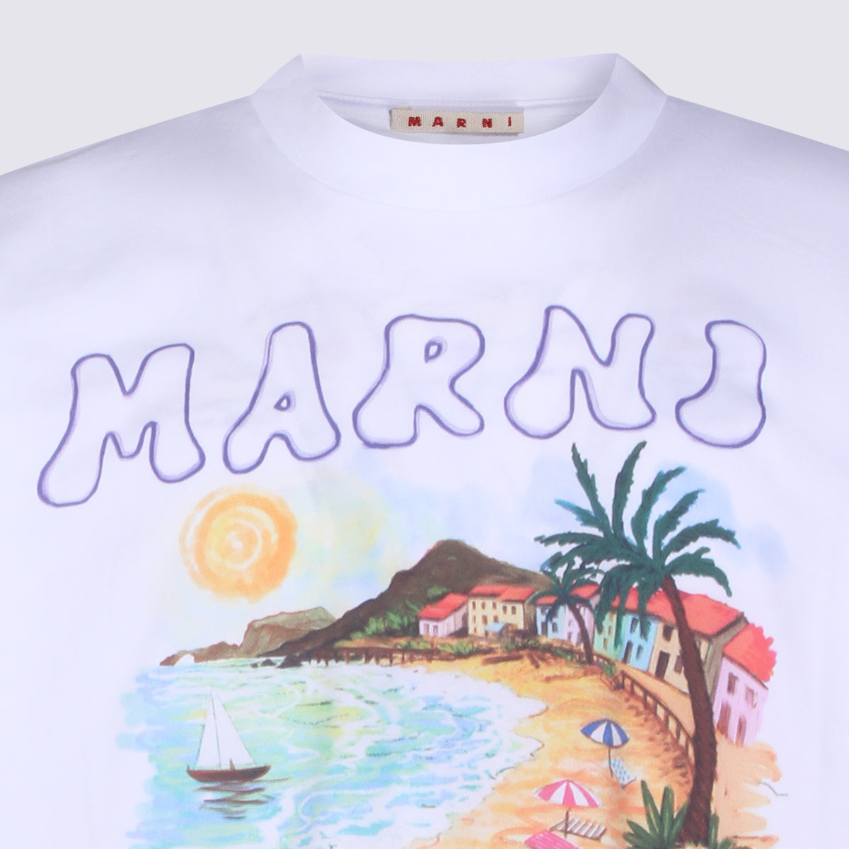 Marni T-shirts and Polos White