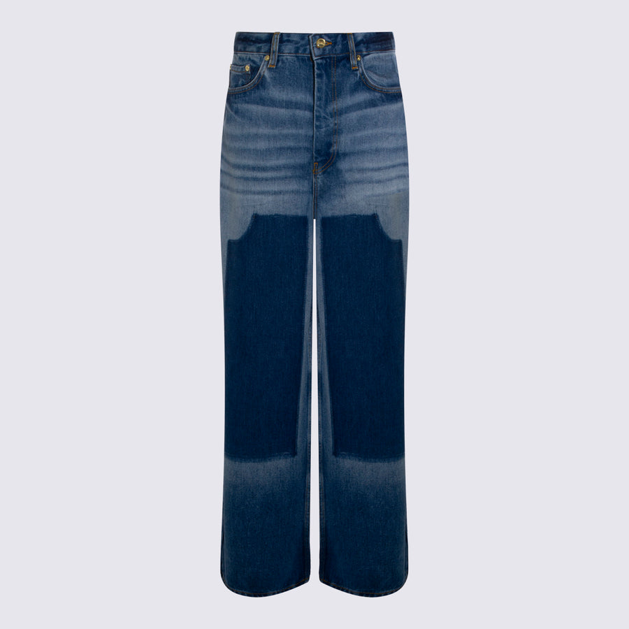Ganni 100% Tencel jeans in blue