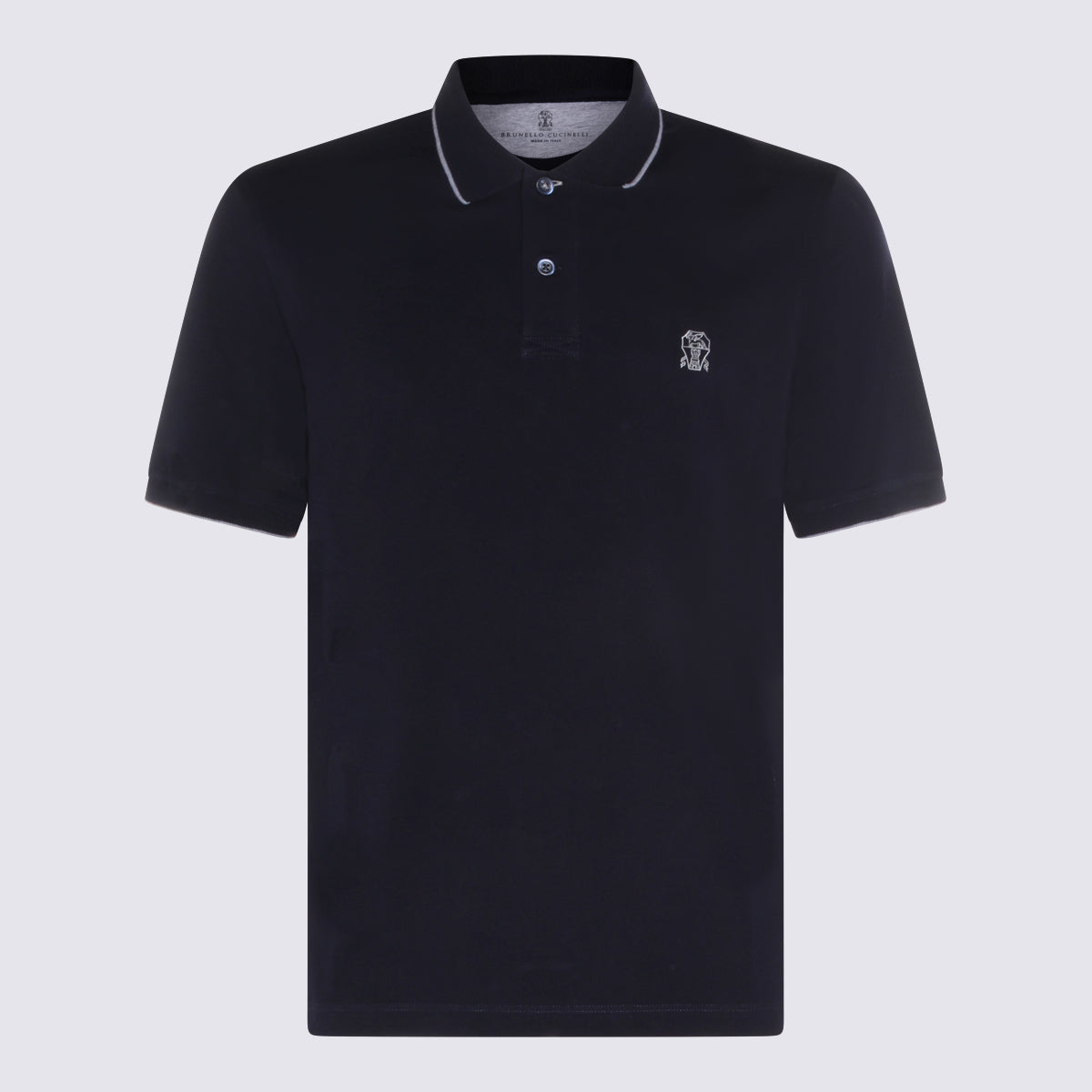 Brunello Cucinelli T-shirts and Polos Blue _co