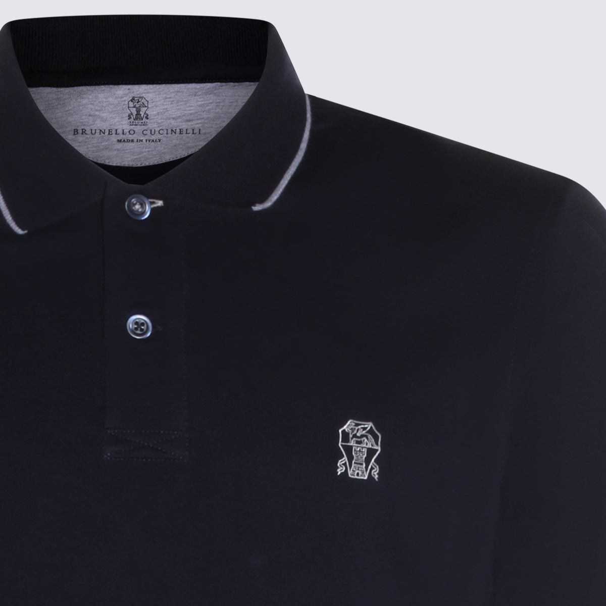 Brunello Cucinelli T-shirts and Polos Blue _co