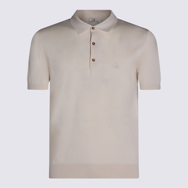 Etro 100% Cotton polo in beige