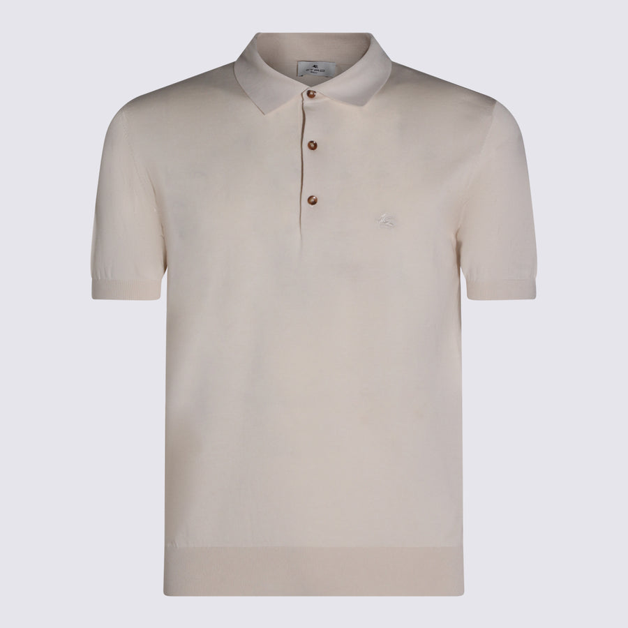 Etro 100% Cotton polo in beige