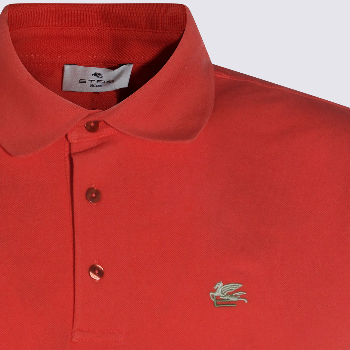 Etro T-shirts and Polos Red _100 % Co