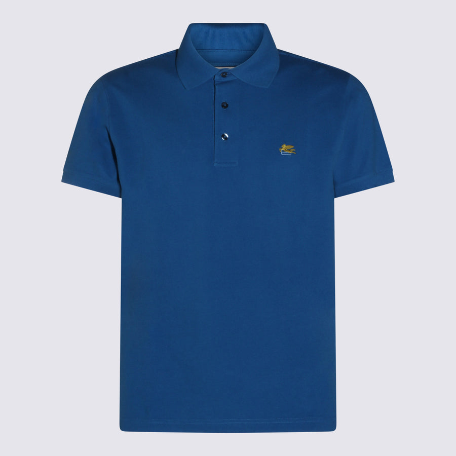 Etro 100% Cotton polo in blue