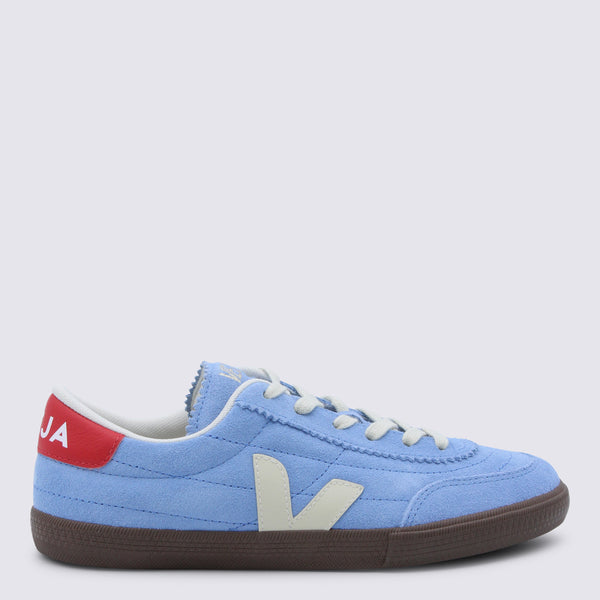 Veja Canvas/Suede upper sneaker in blue