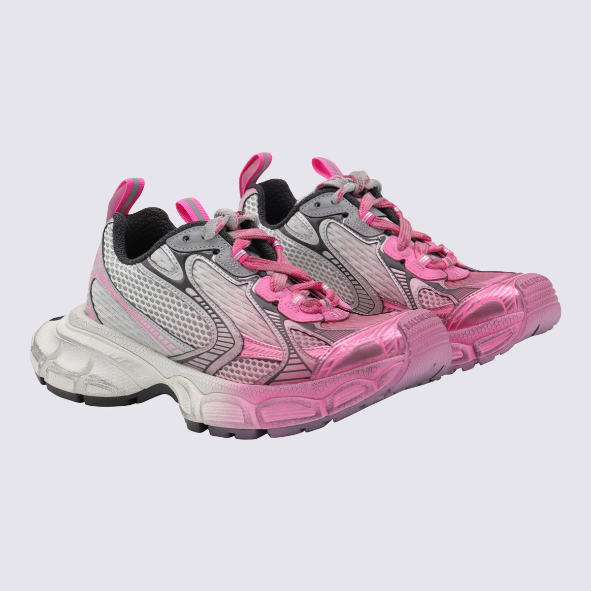 Balenciaga Sneakers Grey/pink _cover Tex/el Sole El