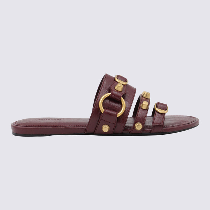 Balenciaga Flat shoes Bordeaux _coverle ;solele