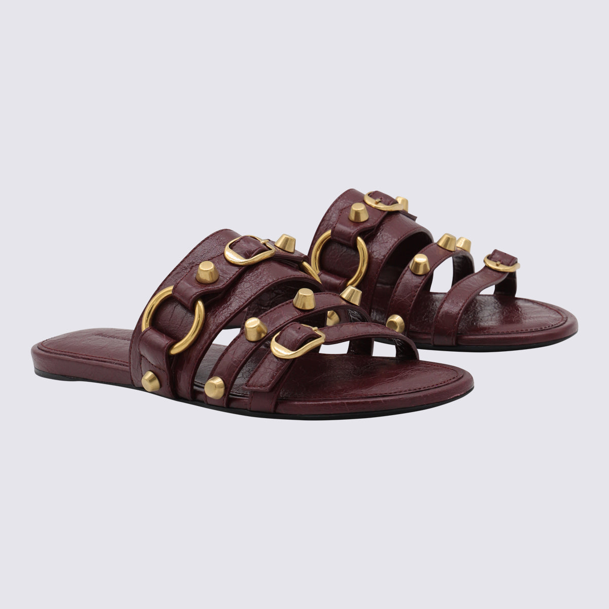 Balenciaga Flat shoes Bordeaux _coverle ;solele