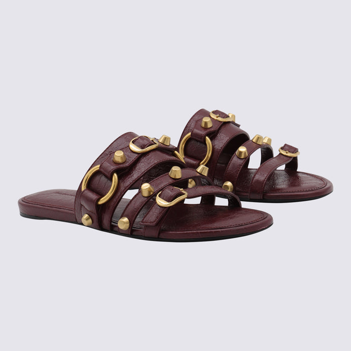 Balenciaga Flat shoes Bordeaux _coverle ;solele