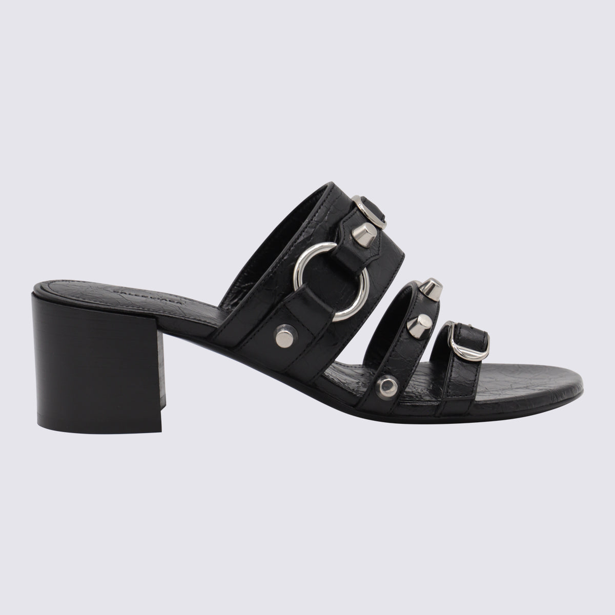 Balenciaga Sandals Black _cover Le Sole