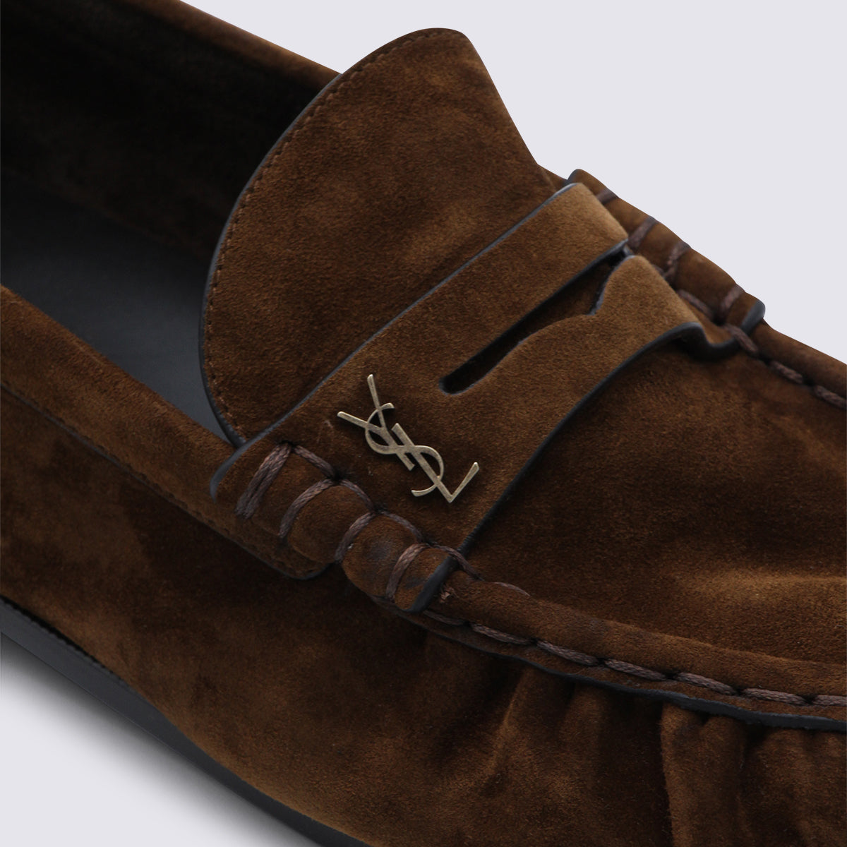 Saint Laurent Flat Shoes Tobacco _cover Le - Sole