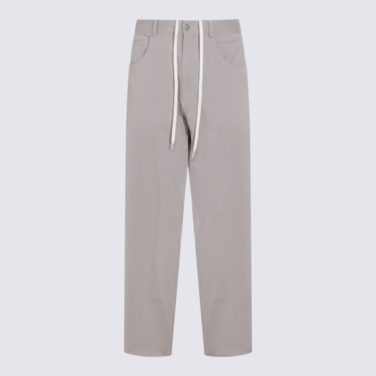 Mm6 Maison Margiela Trousers Grey _100 % Co