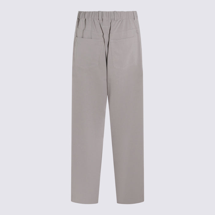 Mm6 Maison Margiela Trousers Grey _100 % Co