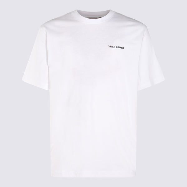 Daily Paper Uomo 100% Cotton t-shirt in white