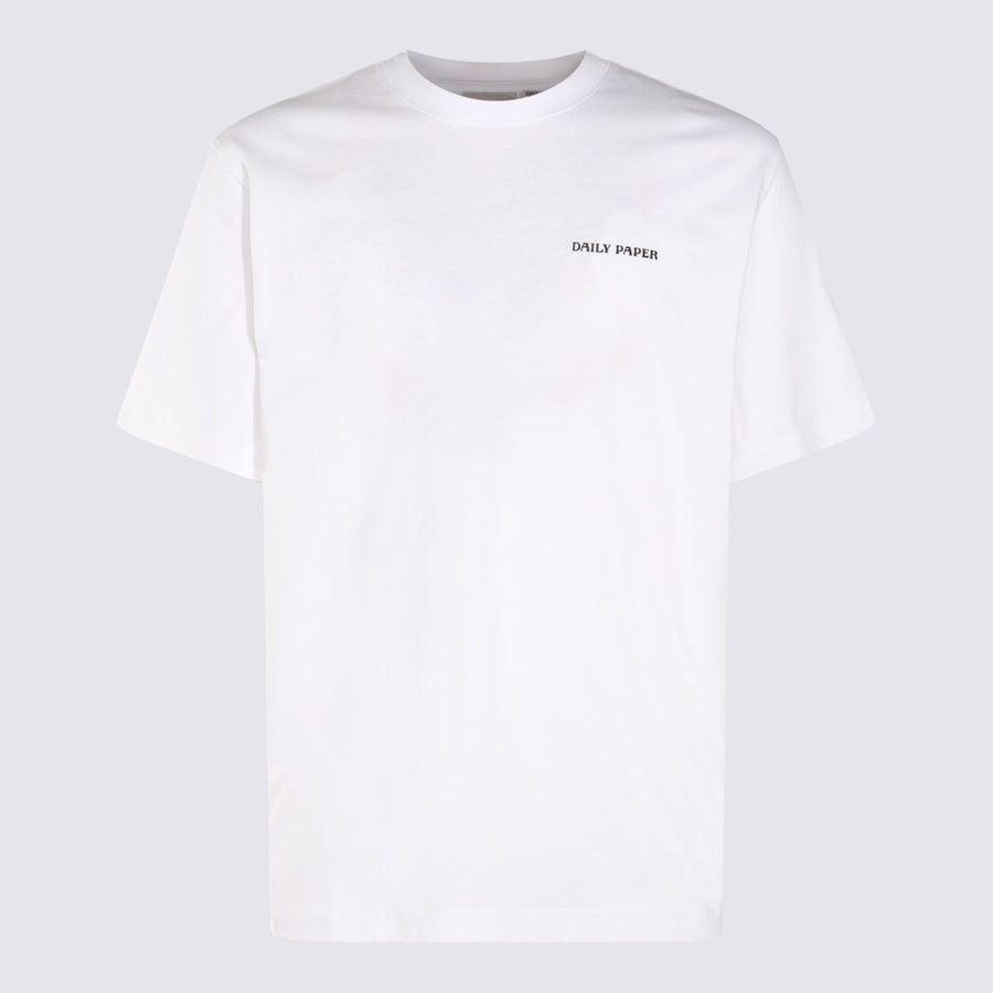 Daily Paper Uomo 100% Cotton t-shirt in white